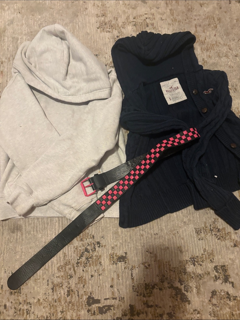 Hoodie/belt bundle ARITZIA AND HOLLISTER